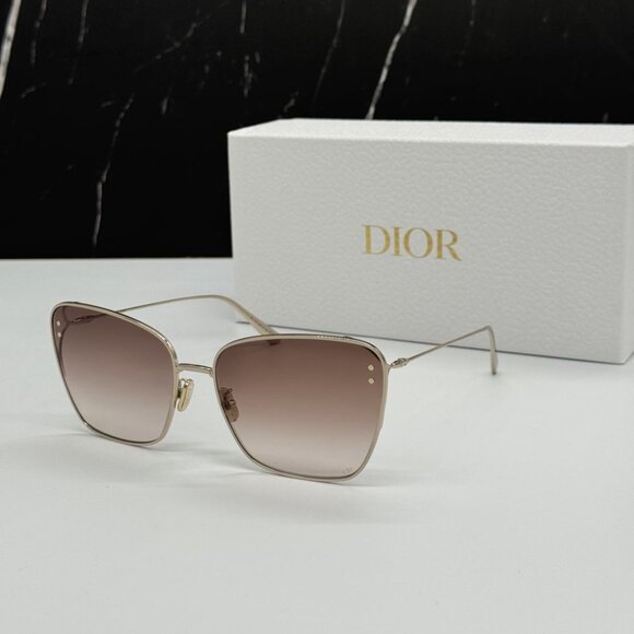 NEW DIOR MISSDIOR B2U C0F2 WOMEN BUTTERFLY BROWN DIOR SUNGLASSES DIOR MISS DIOR - Picture 2 of 9